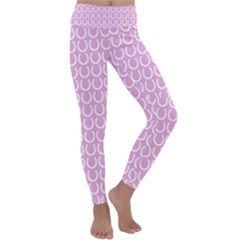 Pattern 237 Kids  Lightweight Velour Classic Yoga Leggings by GardenOfOphir