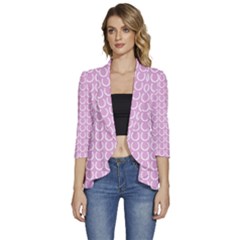 Pattern 237 Women s 3/4 Sleeve Ruffle Edge Open Front Jacket by GardenOfOphir