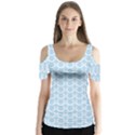 Pattern 238 Butterfly Sleeve Cutout Tee  View1