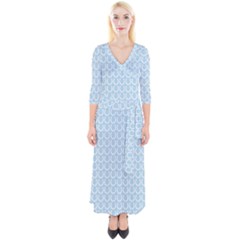 Pattern 238 Quarter Sleeve Wrap Maxi Dress by GardenOfOphir