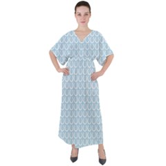 Pattern 238 V-neck Boho Style Maxi Dress by GardenOfOphir