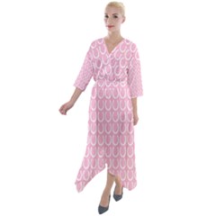 Pattern 239 Quarter Sleeve Wrap Front Maxi Dress by GardenOfOphir