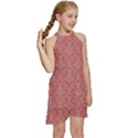 Pattern 241 Kids  Halter Collar Waist Tie Chiffon Dress View3