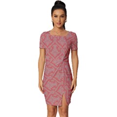 Pattern 241 Fitted Knot Split End Bodycon Dress by GardenOfOphir