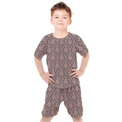 Pattern 242 Kids  Tee And Shorts Set by GardenOfOphir