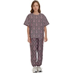 Pattern 242 Kids  Tee And Pants Sports Set by GardenOfOphir