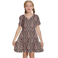 Pattern 242 Kids  Short Sleeve Tiered Mini Dress by GardenOfOphir