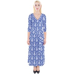 Pattern 240 Quarter Sleeve Wrap Maxi Dress by GardenOfOphir