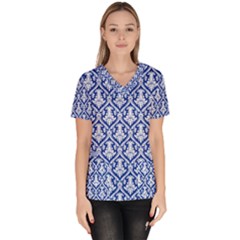 Pattern 240 Women s V-neck Scrub Top by GardenOfOphir