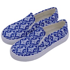 Pattern 240 Kids  Canvas Slip Ons by GardenOfOphir