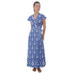 Pattern 240 Flutter Sleeve Maxi Dress by GardenOfOphir