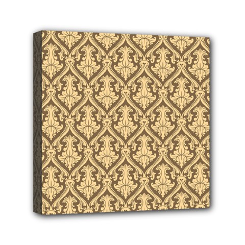 Pattern 243 Mini Canvas 6  X 6  (stretched) by GardenOfOphir