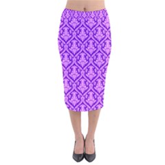 Pattern 245 Velvet Midi Pencil Skirt by GardenOfOphir