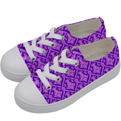 Pattern 245 Kids  Low Top Canvas Sneakers