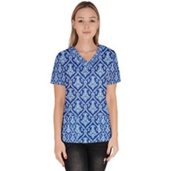 Pattern 244 Women s V-neck Scrub Top by GardenOfOphir