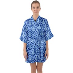 Pattern 244 Half Sleeve Satin Kimono  by GardenOfOphir