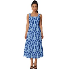 Pattern 244 Square Neckline Tiered Midi Dress by GardenOfOphir