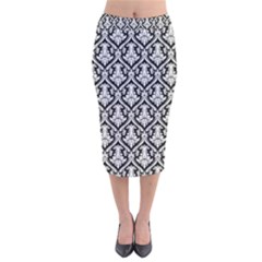 Pattern 246 Velvet Midi Pencil Skirt by GardenOfOphir