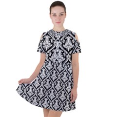 Pattern 246 Short Sleeve Shoulder Cut Out Dress  by GardenOfOphir