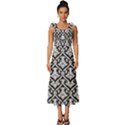 Pattern 246 Tie-Strap Tiered Midi Chiffon Dress View1