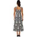 Pattern 246 Tie-Strap Tiered Midi Chiffon Dress View4