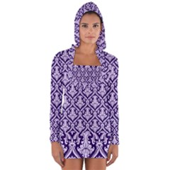 Pattern 247 Long Sleeve Hooded T-shirt by GardenOfOphir