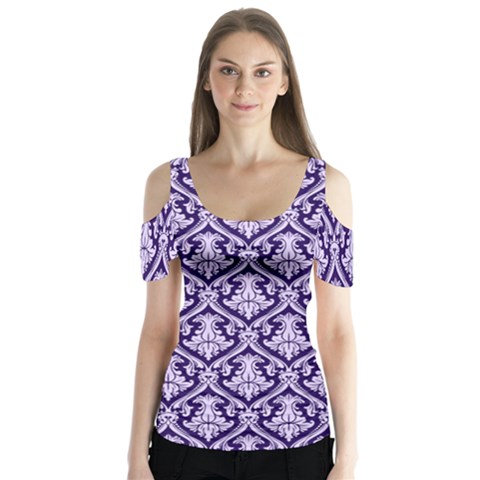 Pattern 247 Butterfly Sleeve Cutout Tee  by GardenOfOphir