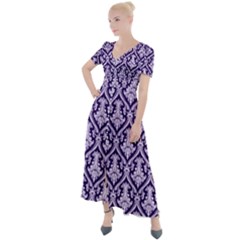 Pattern 247 Button Up Short Sleeve Maxi Dress by GardenOfOphir