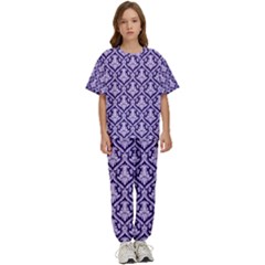 Pattern 247 Kids  Tee And Pants Sports Set by GardenOfOphir