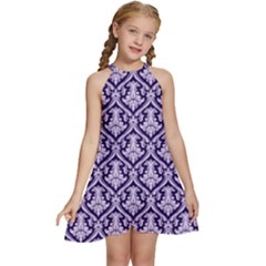 Pattern 247 Kids  Halter Collar Waist Tie Chiffon Dress by GardenOfOphir