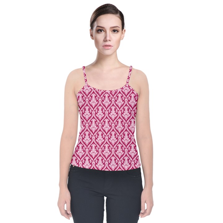 Pattern 248 Velvet Spaghetti Strap Top