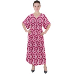 Pattern 248 V-neck Boho Style Maxi Dress by GardenOfOphir