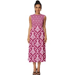 Pattern 248 Sleeveless Round Neck Midi Dress by GardenOfOphir