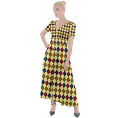 Pattern 249 Button Up Short Sleeve Maxi Dress by GardenOfOphir