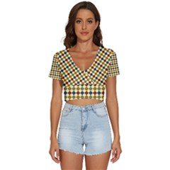 Pattern 249 V-neck Crop Top by GardenOfOphir