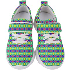 Pattern 250 Kids  Velcro Strap Shoes by GardenOfOphir