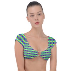 Pattern 250 Cap Sleeve Ring Bikini Top by GardenOfOphir