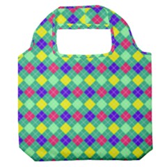 Pattern 250 Premium Foldable Grocery Recycle Bag by GardenOfOphir