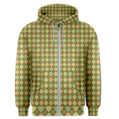 Pattern 251 Men s Zipper Hoodie by GardenOfOphir