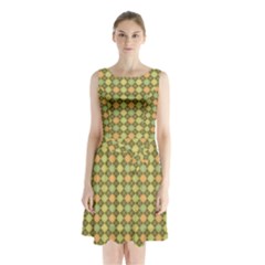 Pattern 251 Sleeveless Waist Tie Chiffon Dress by GardenOfOphir