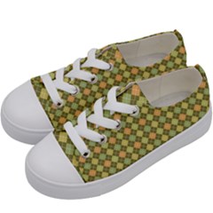 Pattern 251 Kids  Low Top Canvas Sneakers by GardenOfOphir