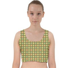 Pattern 251 Velvet Racer Back Crop Top by GardenOfOphir