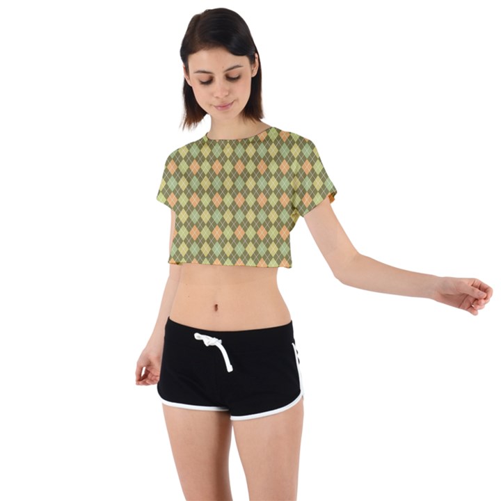 Pattern 251 Tie Back Short Sleeve Crop Tee