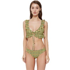 Pattern 251 Low Cut Ruffle Edge Bikini Set