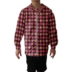 Pattern 252 Kids  Hooded Windbreaker by GardenOfOphir