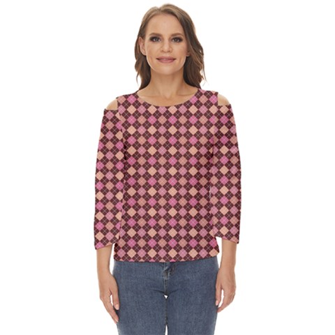 Pattern 252 Cut Out Wide Sleeve Top by GardenOfOphir