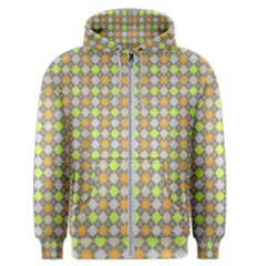 Pattern 253 Men s Zipper Hoodie by GardenOfOphir