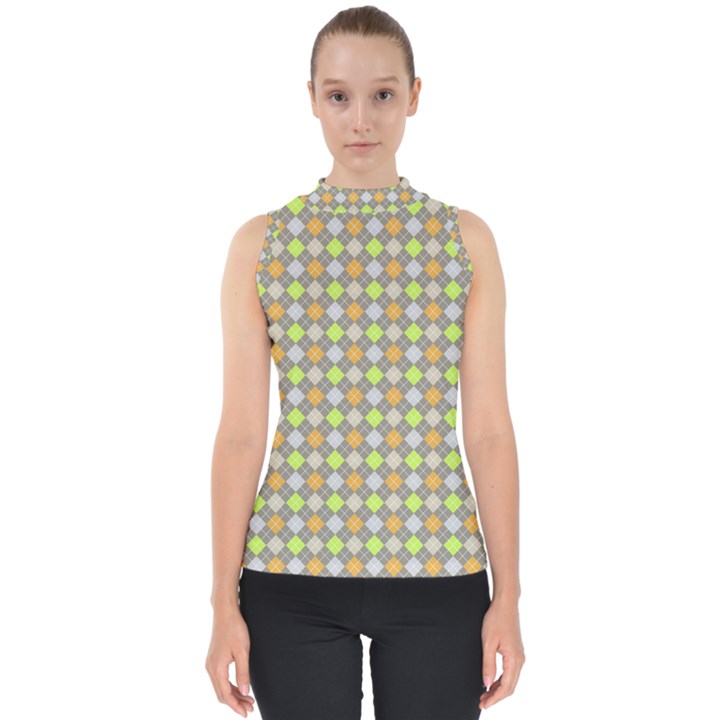 Pattern 253 Mock Neck Shell Top