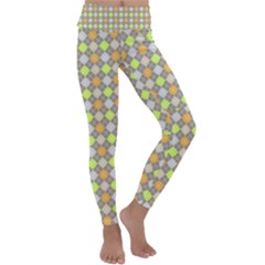 Pattern 253 Kids  Lightweight Velour Classic Yoga Leggings by GardenOfOphir