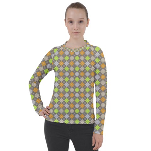 Pattern 253 Women s Pique Long Sleeve Tee by GardenOfOphir